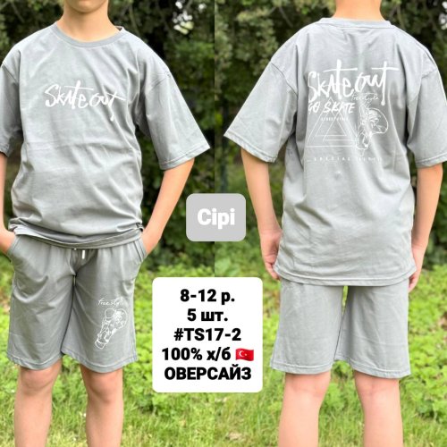 Костюм iBamBino (8-12) TS17-2 grey (лето) iBamBino TS17-2 grey