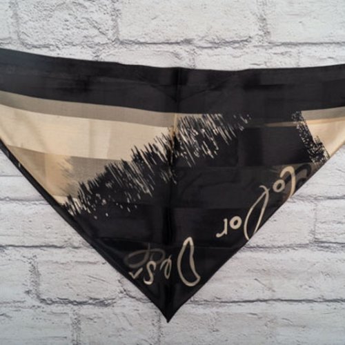 Шарф Shawls (128*34) P153 black (деми) Shawls P153 black