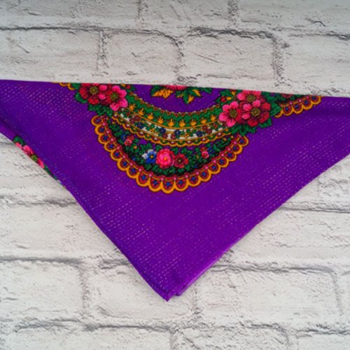 Платок Shawls (76*76) P170 d.purple люрикс (деми) Shawls P170 d.purple люрикс