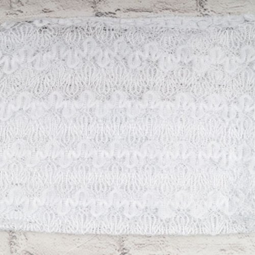 Шарф Shawls (150*43) P187 white (деми) Shawls P187 white