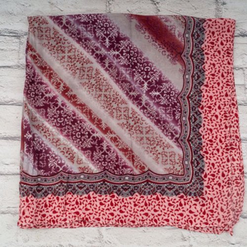 Платок Shawls (72*72) P198 wine (деми) Shawls P198 wine