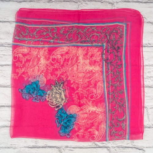 Платок Shawls (72*72) P208 fuchsia (деми) Shawls P208 fuchsia