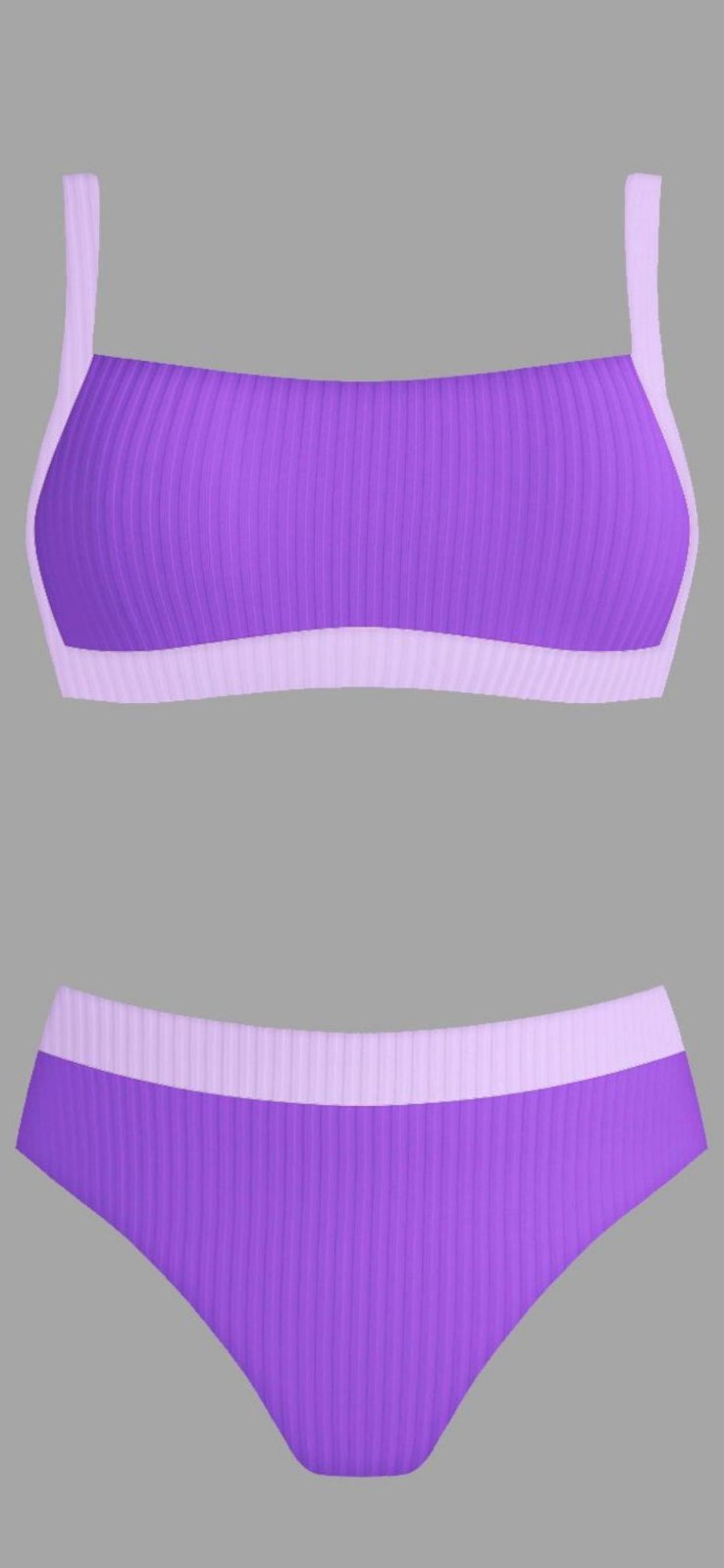 Купальник Golannia (36-44) 2297 purple (лето)