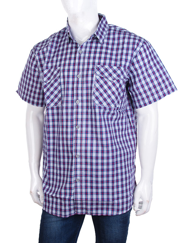 Рубашка Logaster (XL-5XL) A720-1 red (лето)