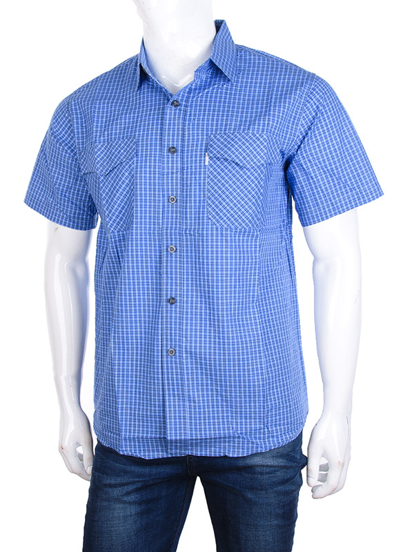 Рубашка Logaster (XL-5XL) A721 blue (лето)