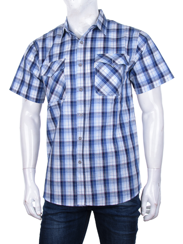 Рубашка Logaster (XL-5XL) A716-1 blue (лето)