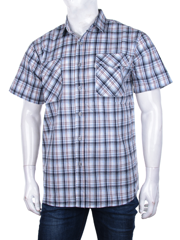 Рубашка Logaster (XL-5XL) A716-2 grey (лето)