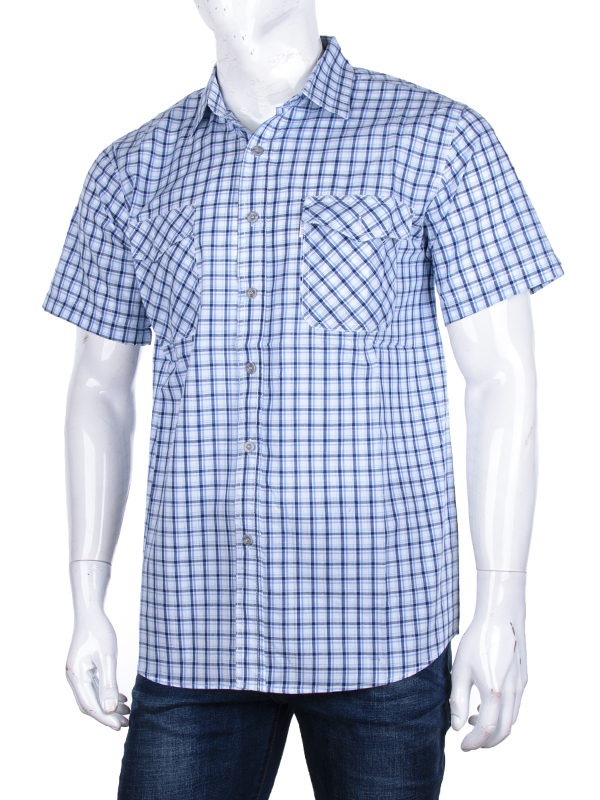 Рубашка Logaster (XL-5XL) A720-1 blue (лето)