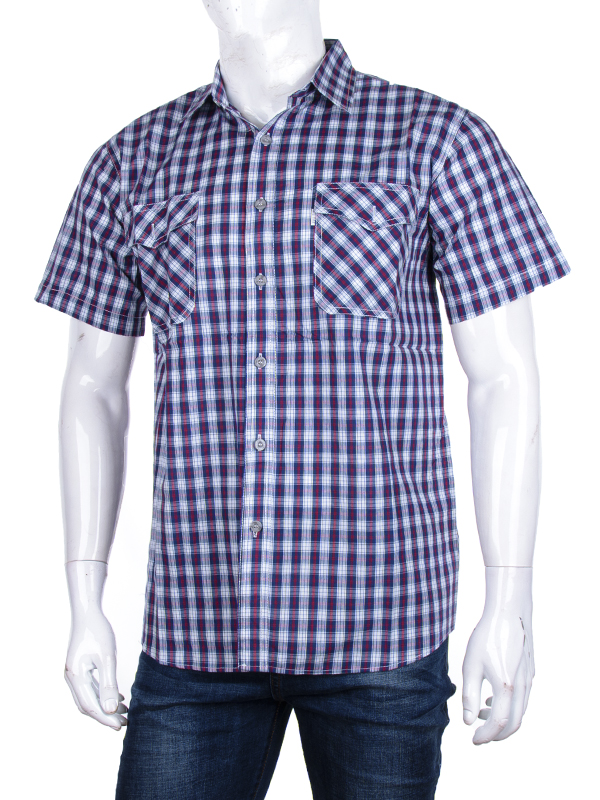 Рубашка Logaster (XL-5XL) A720-4 blue (лето)