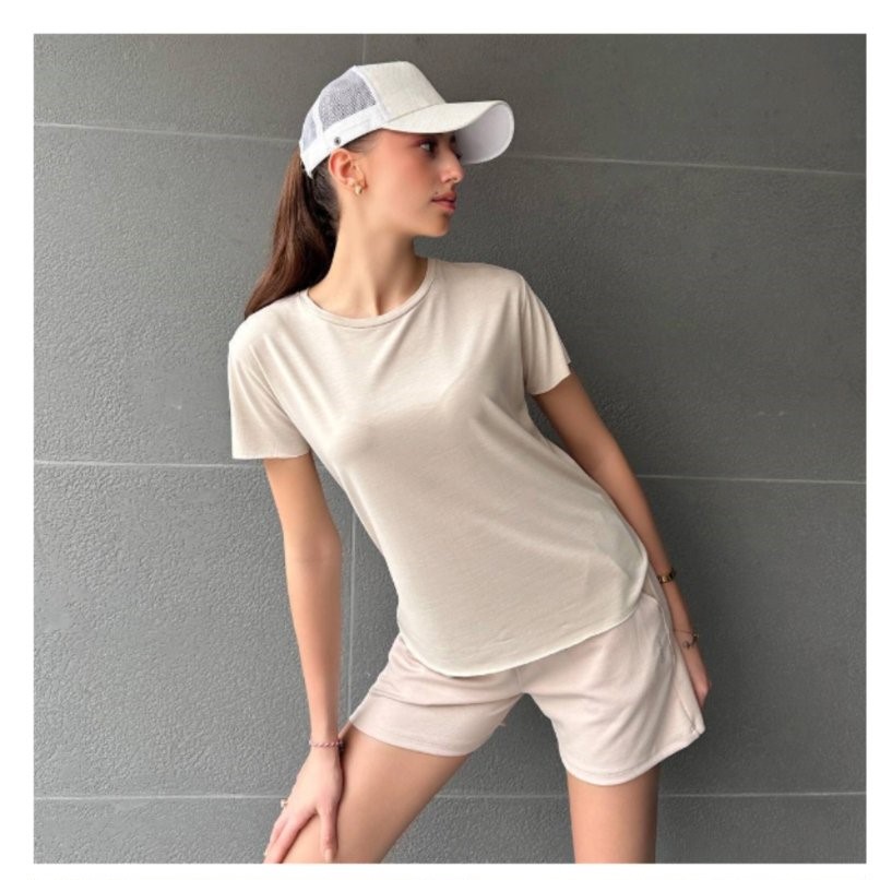 Футболка Prenses (S-2XL) RL1023 beige (лето)