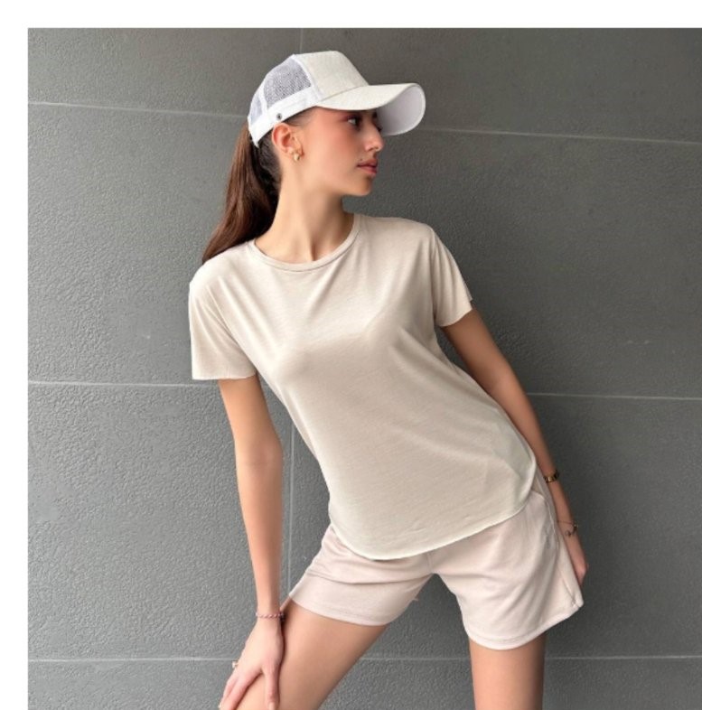 Футболка Prenses (S-2XL) RL1041 beige (лето)