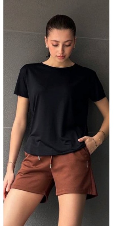 Футболка Prenses (S-2XL) RL1042 black (лето)