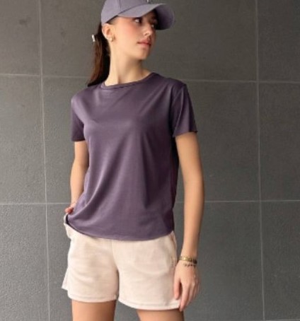 Футболка Prenses (S-2XL) RL1043 d.grey (лето)
