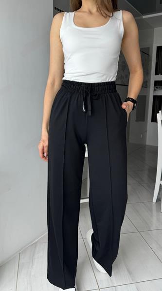 Штаны спорт Sport style (S-XL) 1048 black (деми)