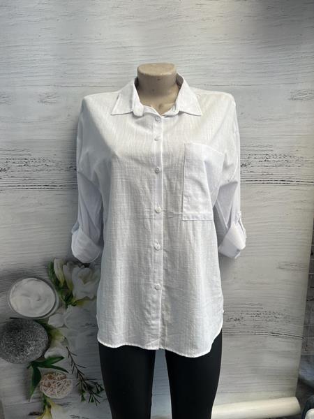Рубашка New Season (S-XL) 1045 white (деми)