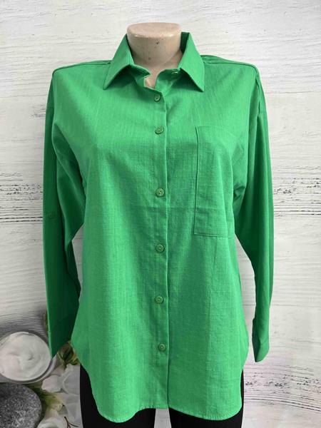 Рубашка New Season (S-XL) 1049 green (деми)