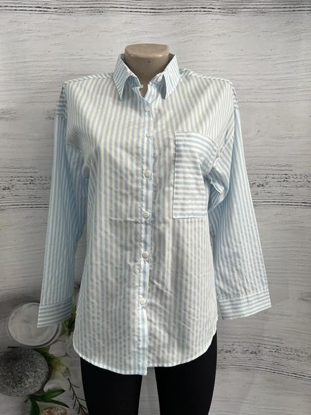 Рубашка New Season (S-XL) 1050 l.blue (деми)