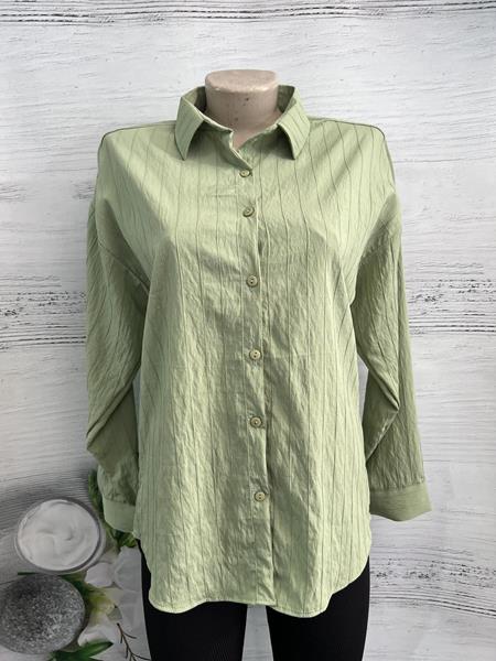 Рубашка New Season (S-XL) 1057 green (деми)
