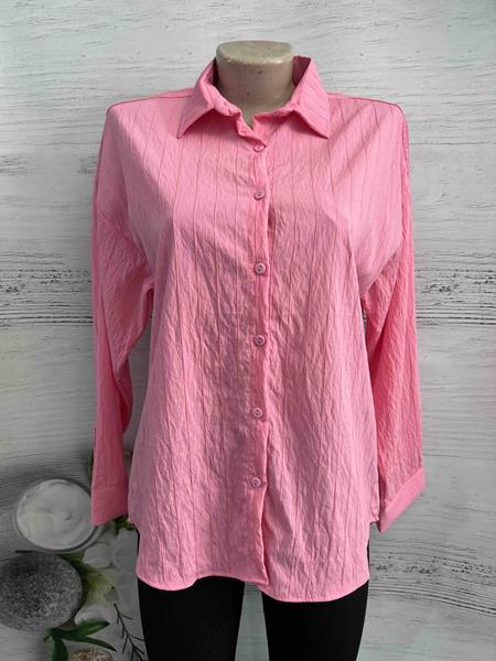 Рубашка New Season (S-XL) 1058 pink (деми)