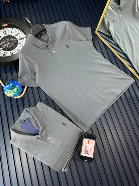 Футболка 2BRO (M-2XL) BR458 grey (лето)