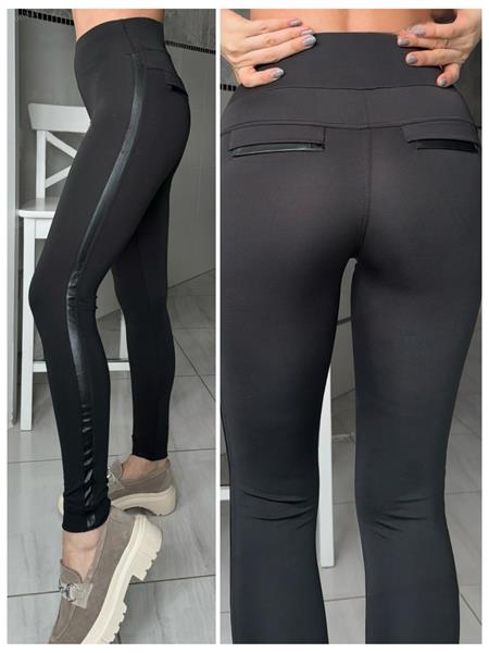 Лосины Sport style (XL-4XL) 50146 black (деми)
