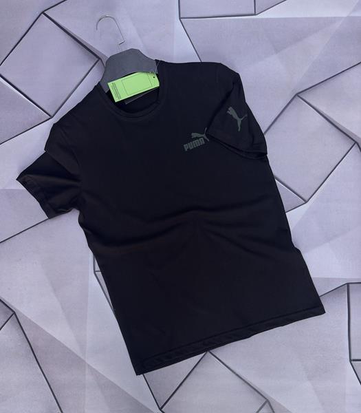 Футболка Rassul (S-2XL) 4840 black (лето)