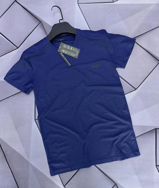 Футболка Rassul (S-2XL) 4903 blue (лето)