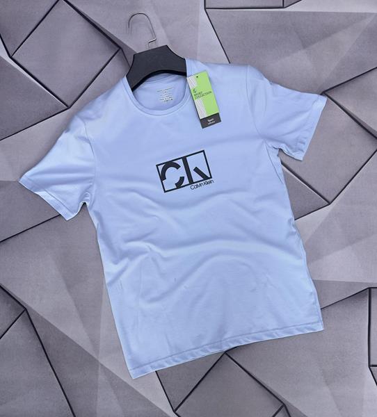 Футболка Rassul (S-2XL) 4953 l.blue (лето)