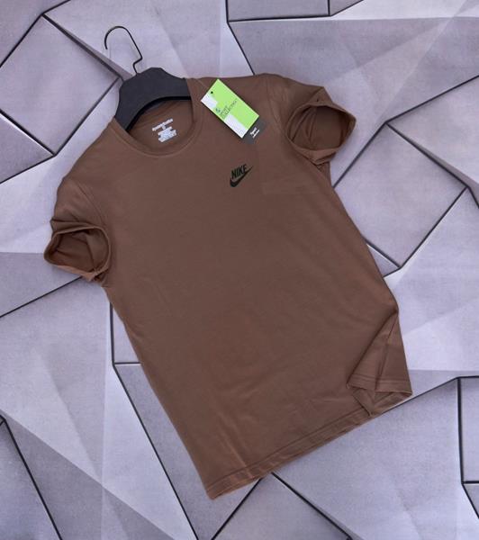 Футболка Rassul (S-2XL) 5404 brown (лето)