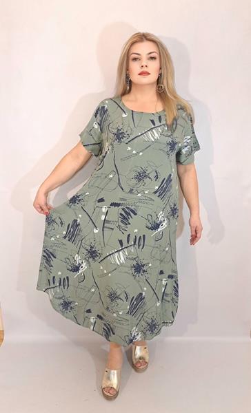 Платье Romeo life (52-56) 1515 khaki (лето)