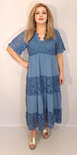 Платье Romeo life (54-56) RL371 blue (лето)