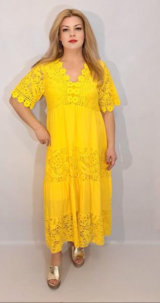 Платье Romeo life (54-56) RL372 yellow (лето)
