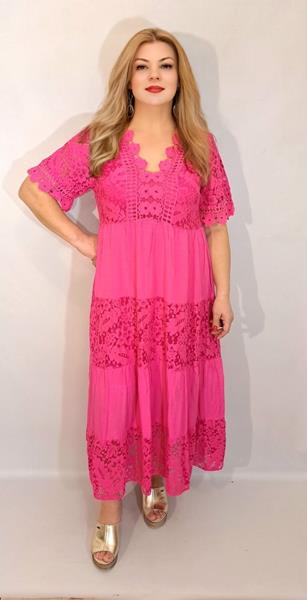 Платье Romeo life (54-56) RL374 pink (лето)