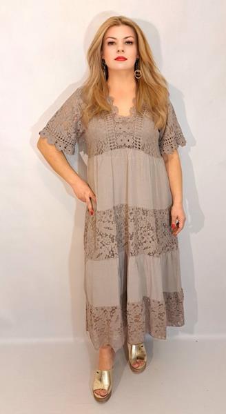 Платье Romeo life (54-56) RL376 beige (лето)