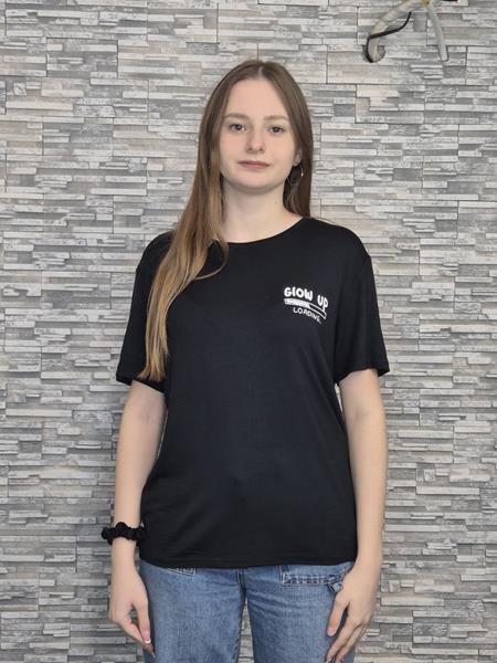 Футболка Newe (L-XL) NW348 black (лето)