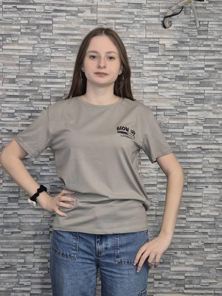 Футболка Newe (L-XL) NW349 grey (лето)
