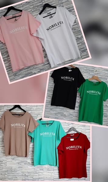 Футболка Newe (2XL-3XL) NW398 wine (лето)