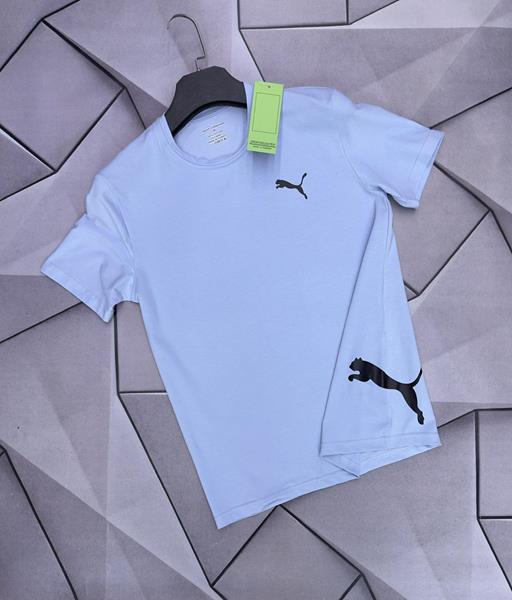 Футболка Rassul (S-2XL) 5707 l.blue (лето)
