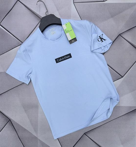 Футболка Rassul (S-2XL) 5708 l.blue (лето)