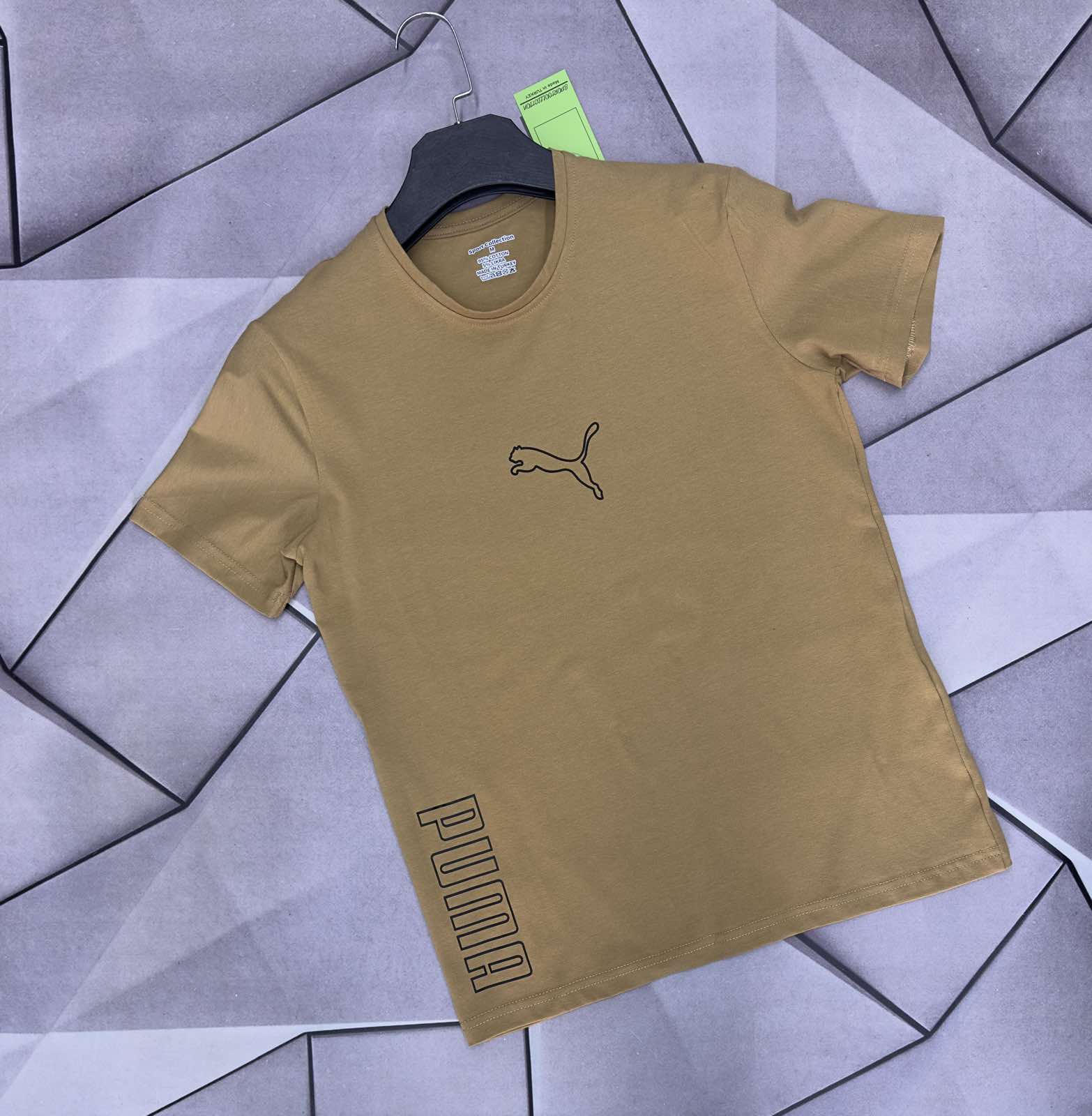 Футболка Rassul (S-2XL) 5848 brown (лето)