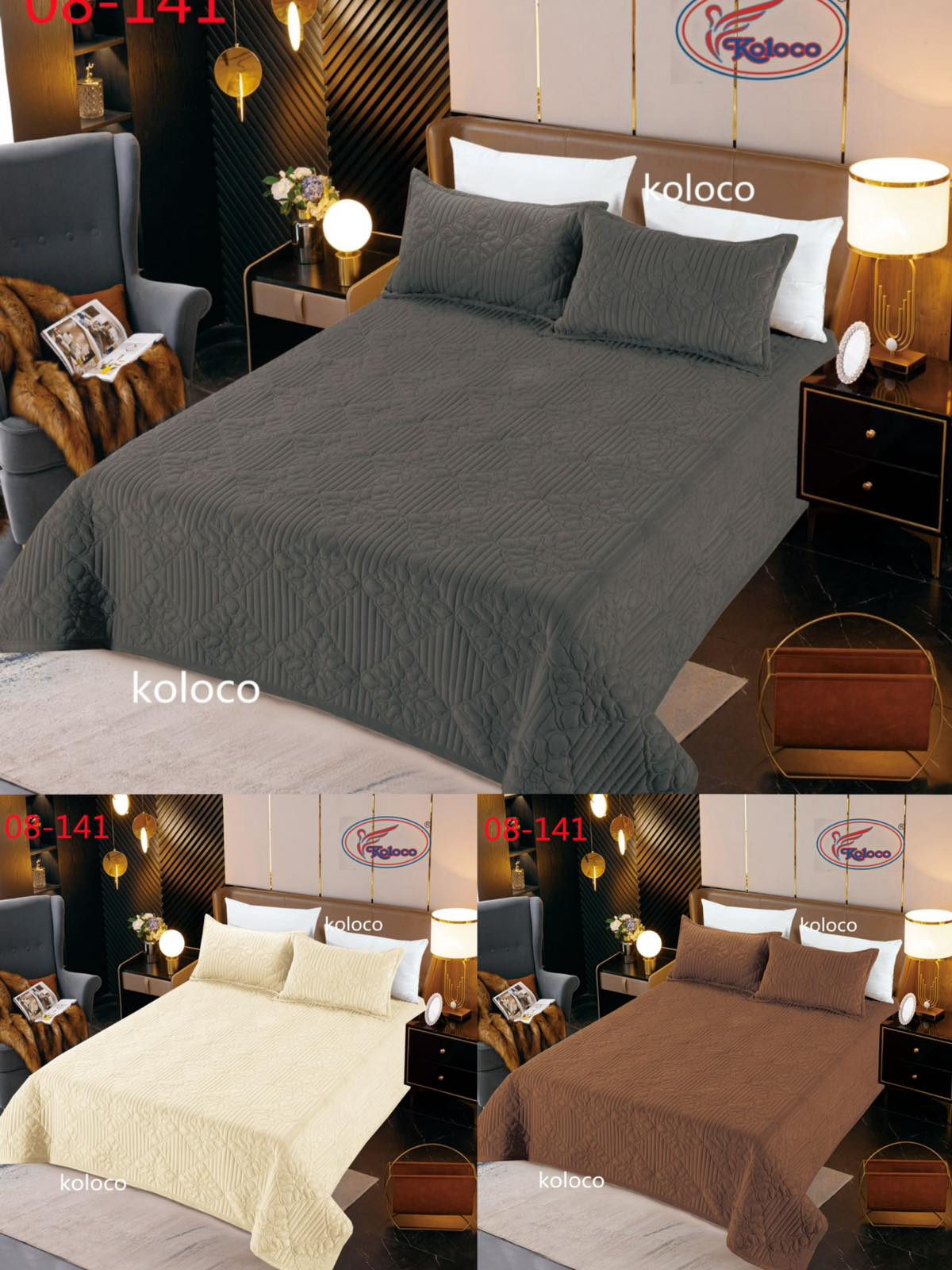 Покрывало Koloco (200*230) 08-141-30 (деми)