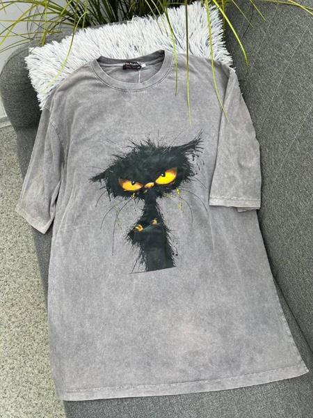 Футболка Julia (one size) JL35 grey (лето)