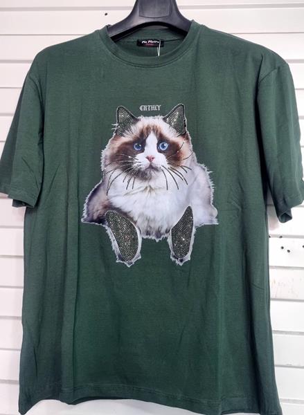 Футболка Julia (one size) JL64 green (лето)