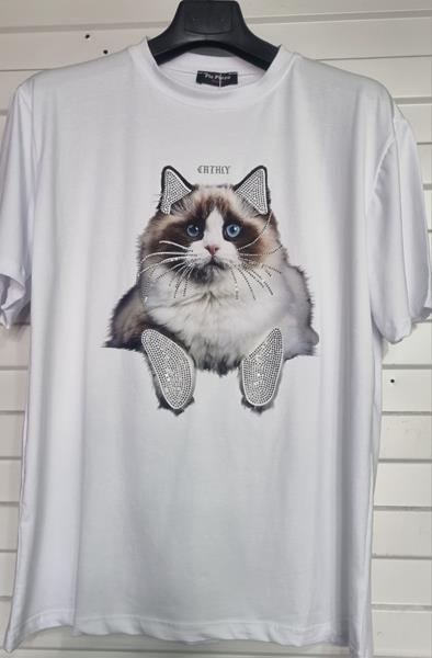 Футболка Julia (one size) JL66 white (лето)
