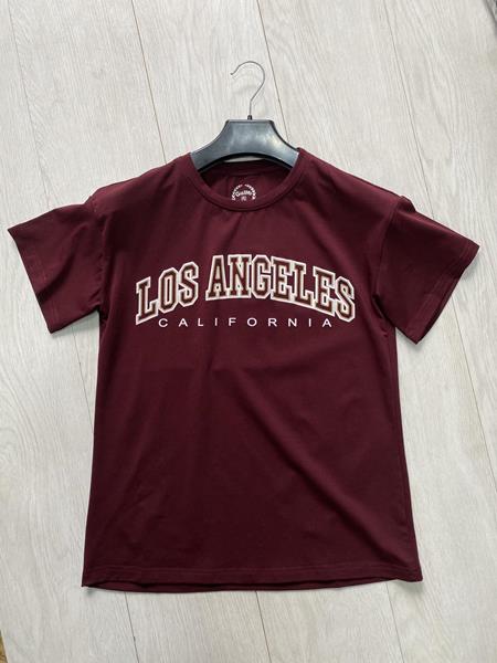 Футболка Zalov (S-XL) ZV213 wine (лето)