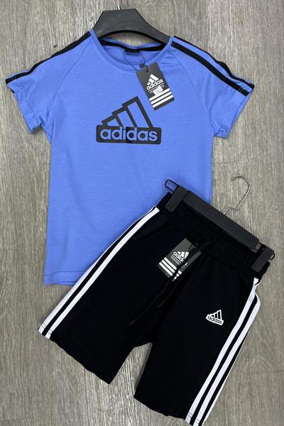 Костюм MirWear kids (9-13) 81-2-0 l.blue-black (9-13) (лето)