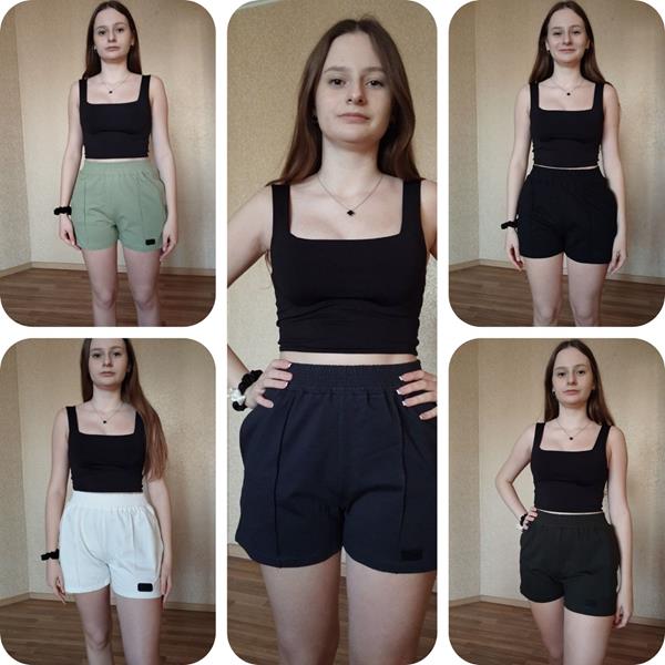 Шорты Newe (L-3XL) NW451 mint (лето)