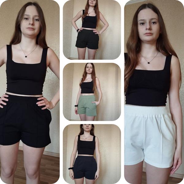 Шорты Newe (L-3XL) NW459 mint (лето)