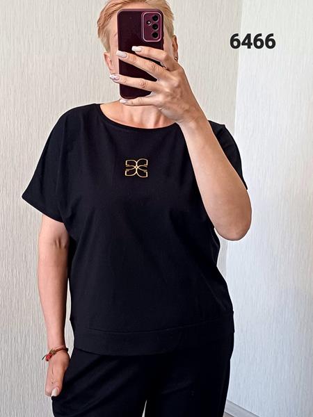 Футболка FSN (46-52) 6466 black (лето)