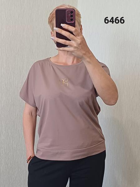Футболка FSN (46-52) 6466 beige (лето)